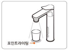 삼성 빌트인 모듈 정수기 웰컴 라이트 기능